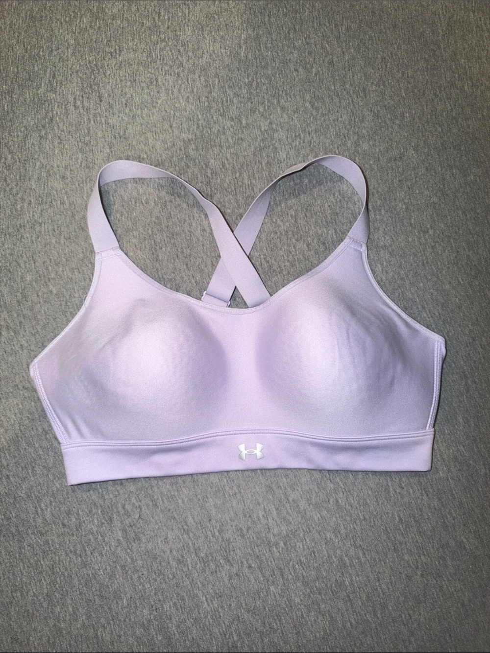 Under Armour Lilac Crossback Padded Sports Bra